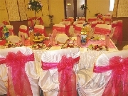 Esarfe organza roz