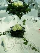 Aranjament floral sfesnic sticla