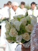 Buchet mireasa trandafiri cale