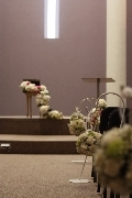 Cufar flori biserica